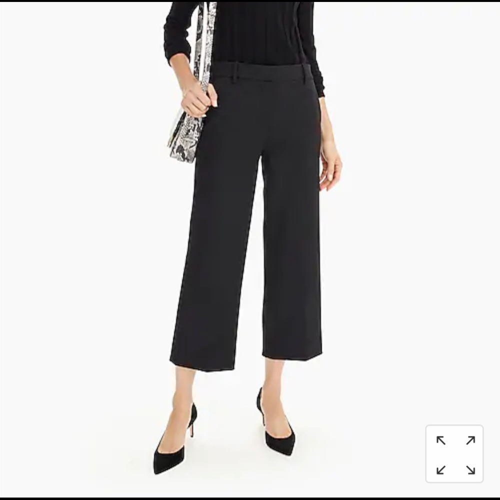 J.Crew Petite High-rise Peyton wide-leg pant